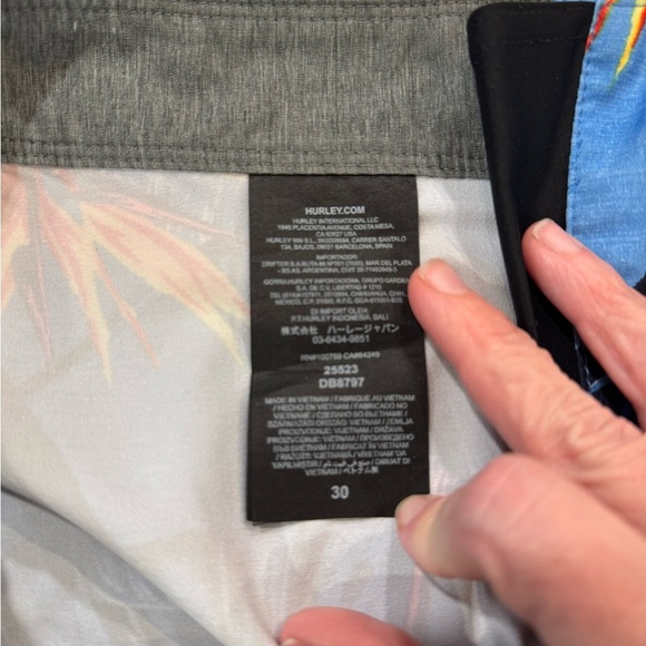 NWT Hurley Phantom men’s swim shorts. Bright, Size 30 - Picture 8 of 11